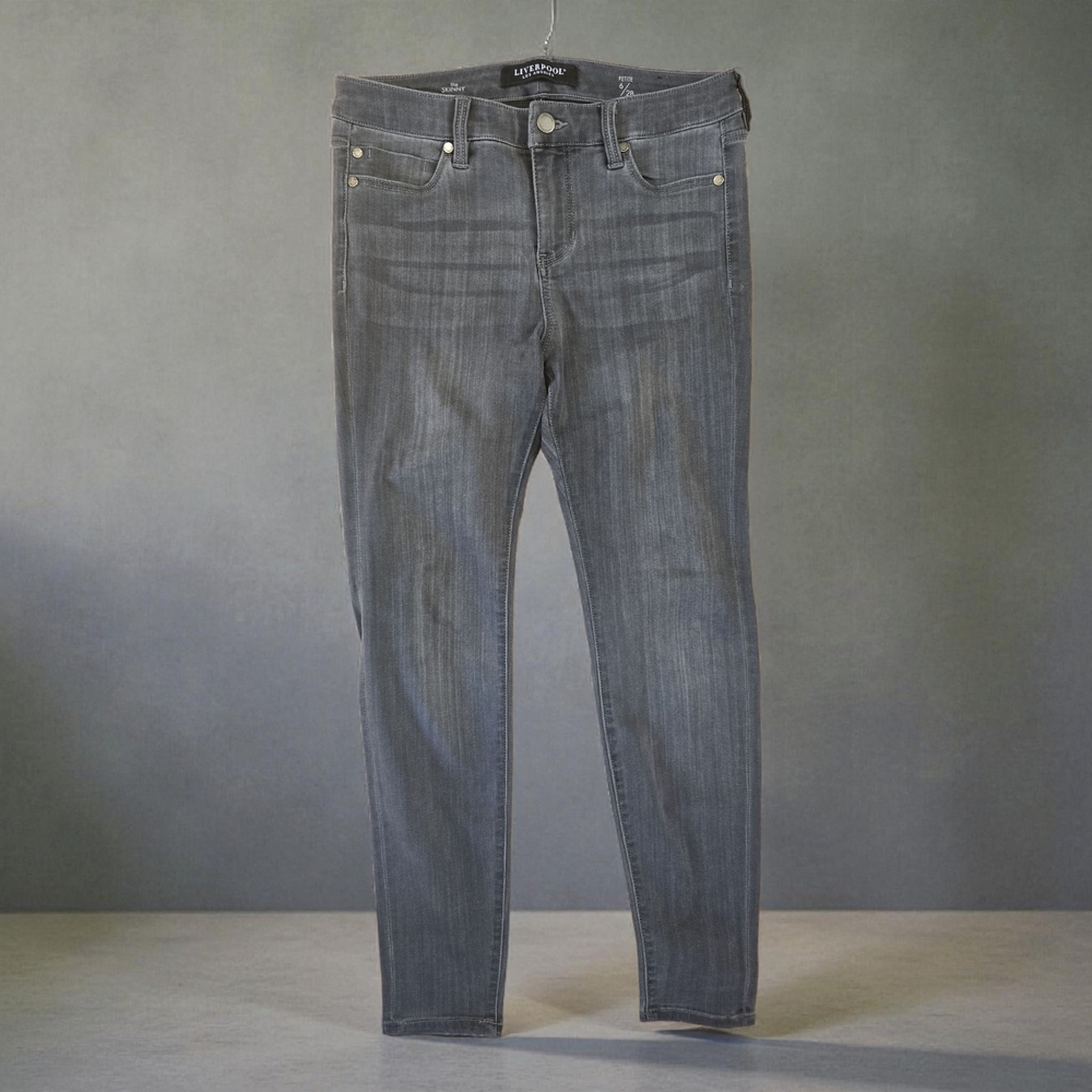 Liverpool Jeans Company Gray Skinny Women's Jeans